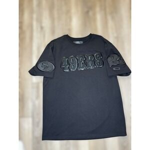 PRO STANDARD San Francisco 49ers Black Luxury Athletic Collection T-Shirt Mens L